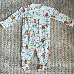 Magnetic Me Baby Footies in Bear Pattern- 0-3 months